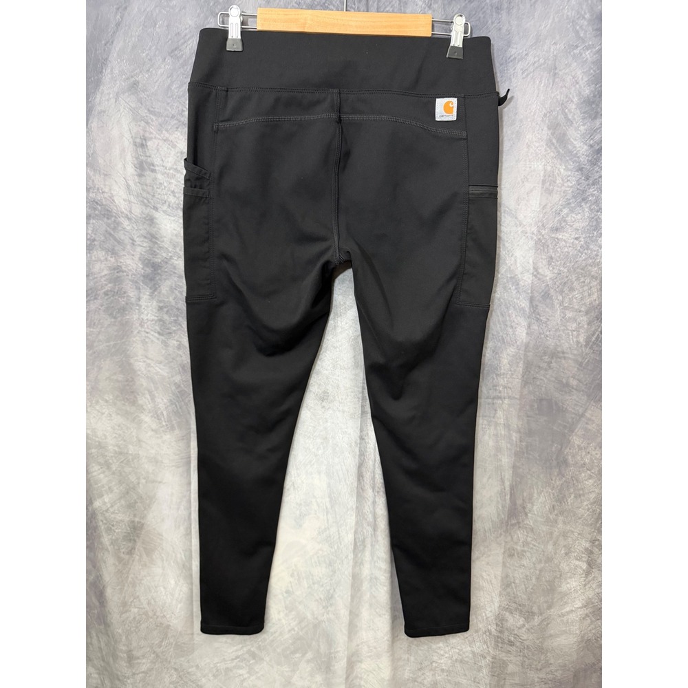 Carhartt Force Utility Leggings Womens Medium Black Fitted Work Pants Pocket - Picture 9 of 9